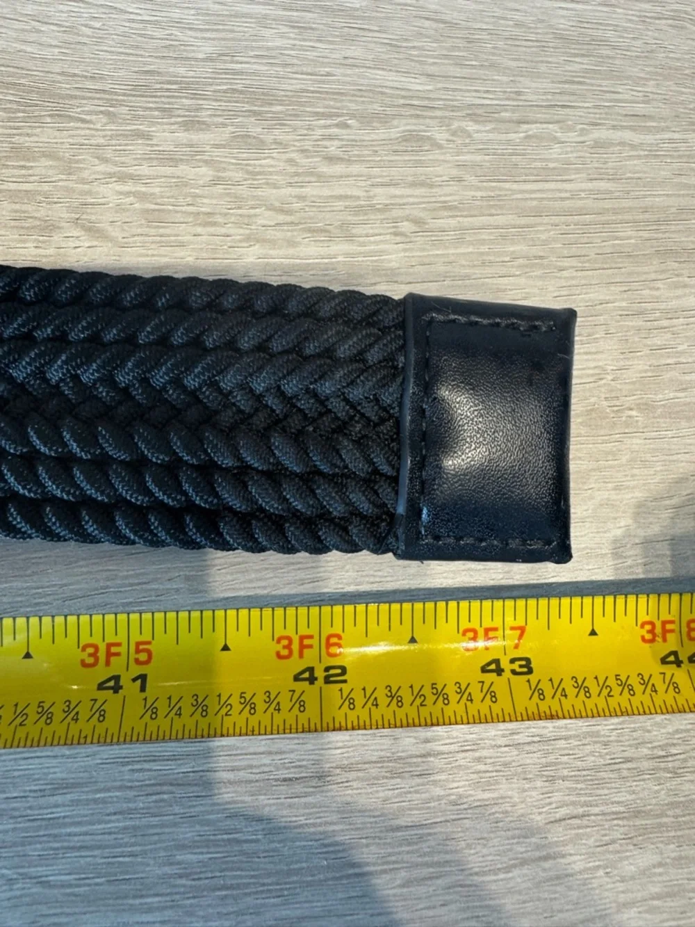 Nike Men’s Black Woven Stretch Belt